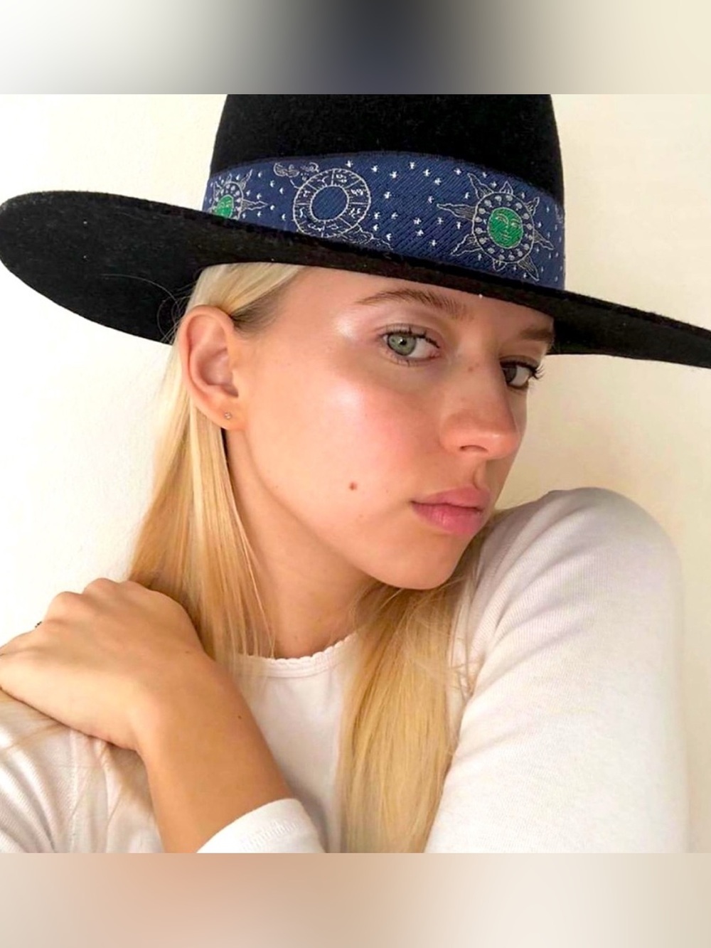 NWT Lack of Color Benson Tri Zodiac Black Wool Hat XL 61 cm